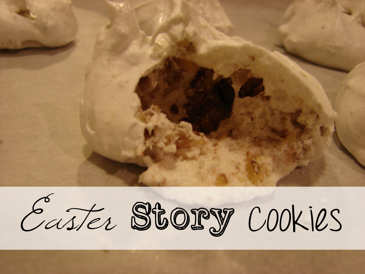 Easter Story Cookies