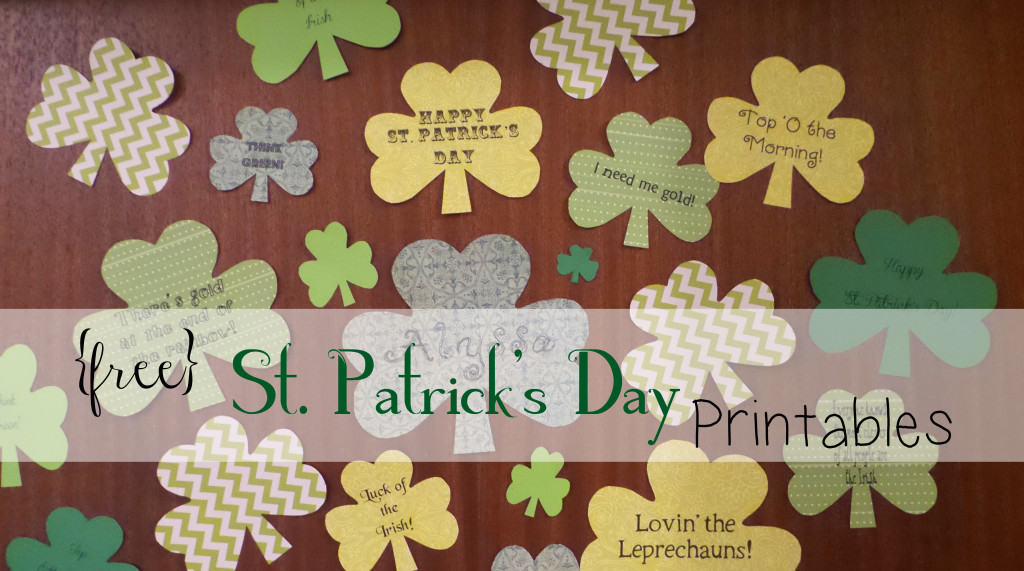Free St. Patrick’s Day Printables | Recipes, Home Decor, DIY, Wellness
